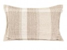 Lama Hasselt putetrekk i resirk. ull 40x60 Beige Glencheck thumbnail