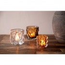 Holmen Alyssa - Telysholder Brun 11x11x11cm Glass thumbnail
