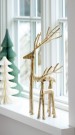 Lene Bjerre Marlinne-hjorten 21X8,5X43 cm. L. Gold thumbnail