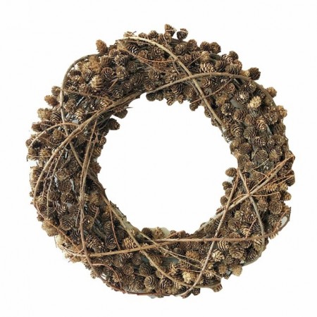Holmen Vilje Krans Natur kongle 60x9,5cm