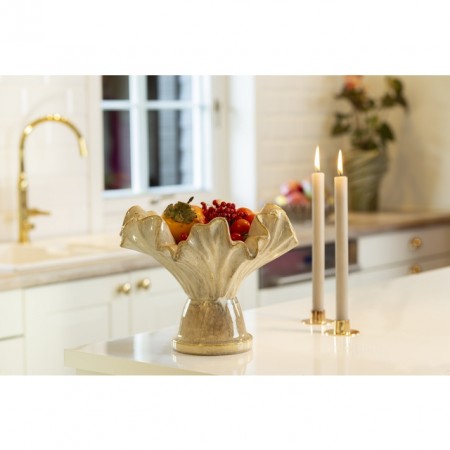 Edelweiss LILJA Fat/Dekor D27 H24 cm beige