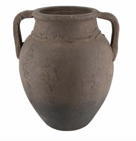 Holmen Camela - Vase Mørk brun 30x30x37cm Terrakotta