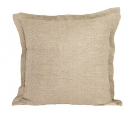 Lama putetrekk Herringbone lin 50x50 Beige